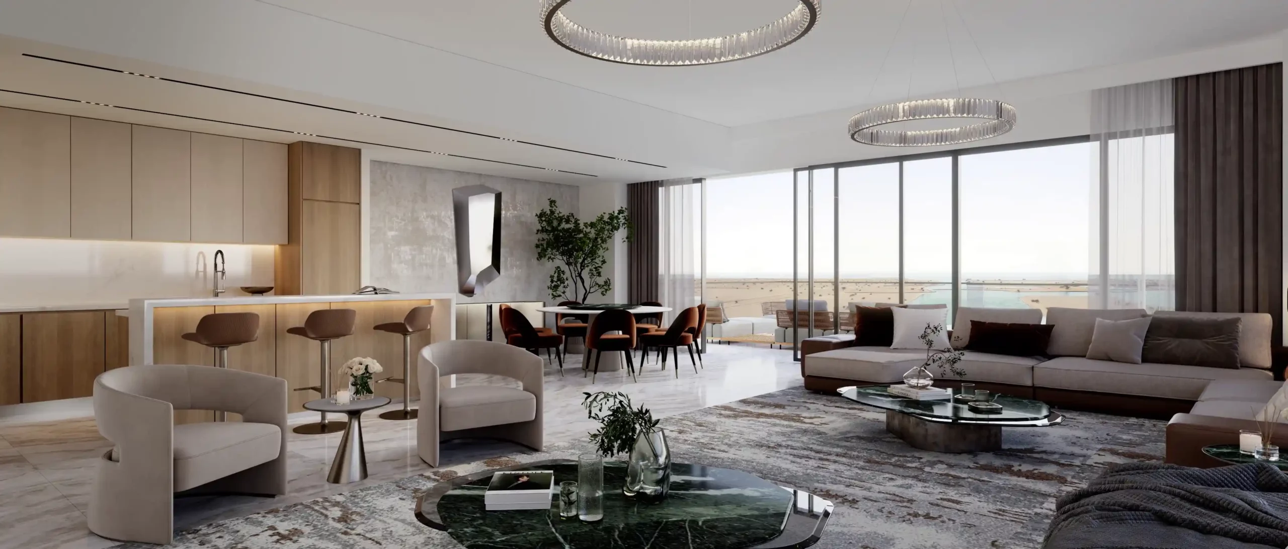 SADAYEM RESIDENCES NHC OBHOR JEDDAH INTERIOR DESIGN living room