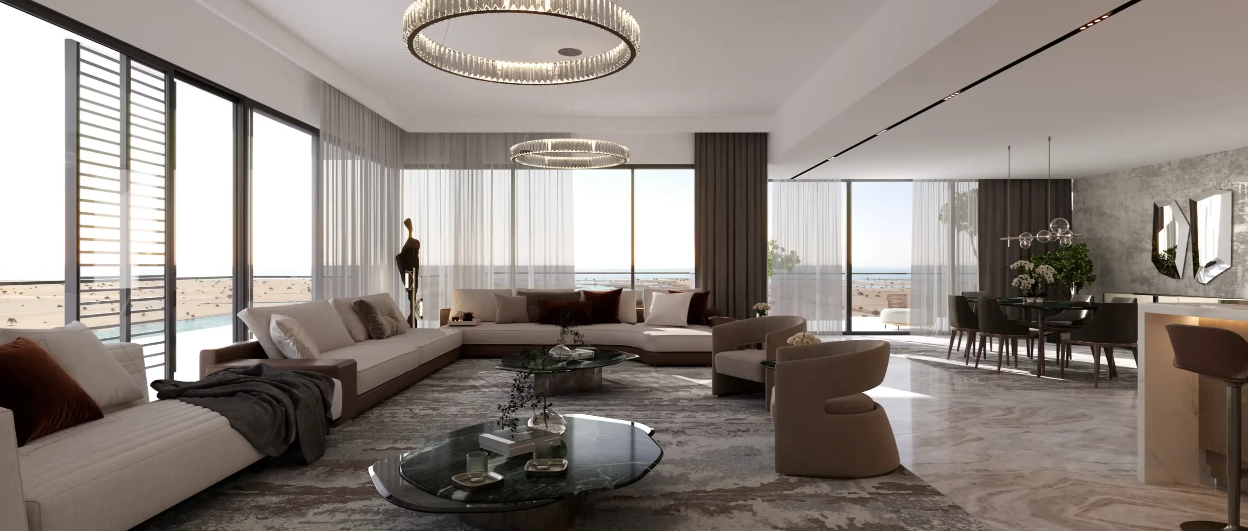 SADAYEM RESIDENCES NHC OBHOR JEDDAH INTERIOR DESIGN living room